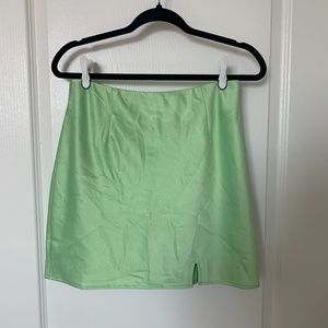 Princess Polly Neon Green Marcel Mini Skirt